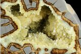 Crystal Filled Septarian Geode Bookends - Utah #184587-1